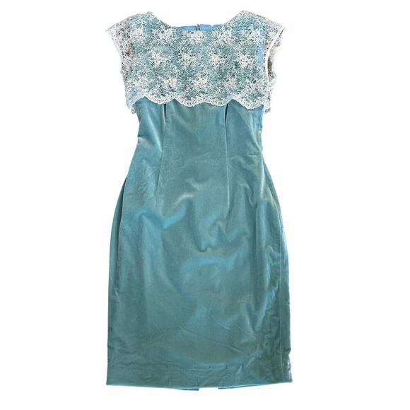 Zangtoi Women's Green & White Embroidered Sleeveless Shift Mini Dress Size - Picture 1 of 16